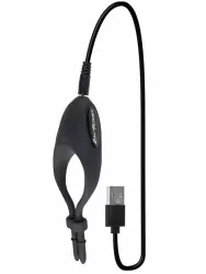 Эрекционное кольцо-лассо Evolved Perfect Fit с вибрацией, 10 скоростей, черное