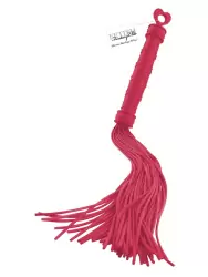 Многохвостая плеть Silicone Bondage Whip – красная