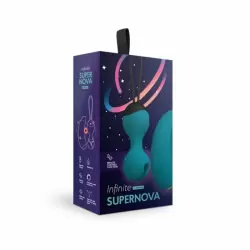 Виброшарики Кегеля с вибро-пультом SuperNova, цвет фиолетовый