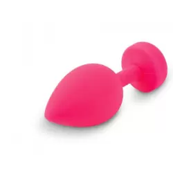 Аккумуляторная маленькая анальная пробка Gplug с вибрацией - розовый