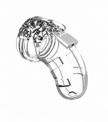 Мужской пояс верности Cock Cage Model 13 Chastity 2.5 (прозрачный)