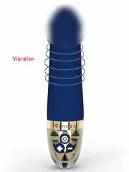 Реалистичный вибратор Mystim Real Deal Neal, 8 режимов, 16,5 см, синий