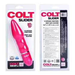 Анальный стимулятор Colt Slider с вибрацией – красный