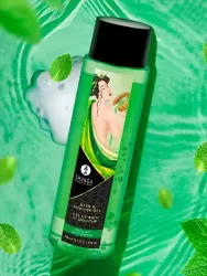 Ароматный гель для душа Shunga Чувственная мята, не раздражает глаза, 370 мл