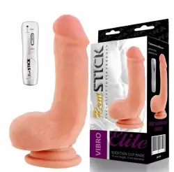 Реалистичный фаллоимитатор TOYFA RealStick Elite с присоской - телесный