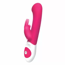 Изысканный вибратор с усиленной стимуляцией точки G The Rabbit Company The G-Spot Rabbit – малиновый