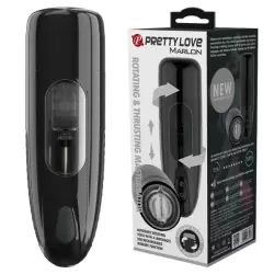 Мастурбатор-вагина с ротатором и поступательными движениями Marlon