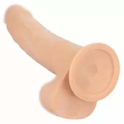 Реалистичный фаллоимитатор-гигант Size Queen, 30,5 см, ТПЕ, телесный