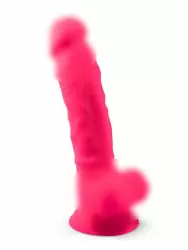 Реалистичный фаллоимитатор SILEXD Model 1, 17,6 см, силикон, фуксия
