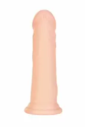 Ротационный реалистичный вибромассажёр на присоске TOYFA RealStick Elite – телесный 