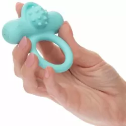Перезаряжаемое эрекционное виброкольцо Silicone Rechargeable Nubby Lover’s Delight