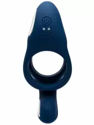 Эрекционное кольцо Evolved Ring Around The Rosy с двойным подхватом мошонки, 10 скоростей