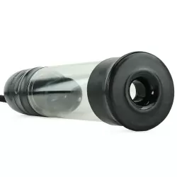 Вакуумная помпа Ultimate Head Job Vibrating Penis Pump с вибрацией - прозрачная