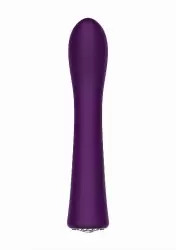 Гибкий вибратор Glimmer, 20,5 см, 10 режимов, силикон, фиолетовый