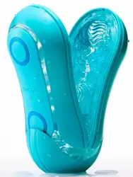 Яркий мастурбатор Tenga Flip ORB Ocean, рельефный, 18 см, голубой