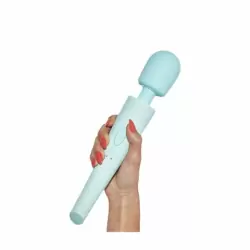 Классический вибратор для клитора Unbound Ollie. 30 см, 8 режимов вибрации, АБС-пластик/силикон, голубой