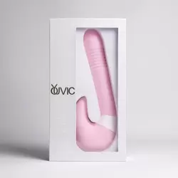 Вибростимулятор зоны G, 2 в 1, розовый