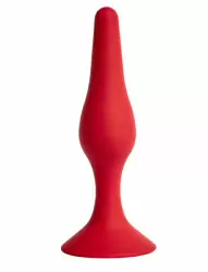 Анальная пробка Gravity бордовая, размер S