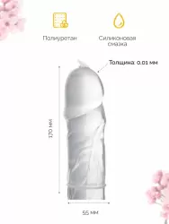 Ультратонкие презервативы Sagami Original 001, полиуретановые, повышенная прочность, 10 шт