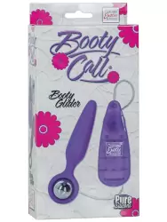 Анальная пробка с вибрацией Booty Glider – фиолетовая