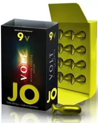 Возбуждающая сыворотка сильного действия JO Volt 9v - 12 капсул