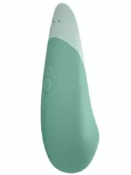 Стимулятор клитора Womanizer Vibe, 10 скоростей, технология UltraWave Vibration, цвет шалфей