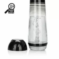 Ручная вакуумная помпа для мужчин Optimum Series Magic Pump,  с насосом, 16 см, ТПЕ, черный с прозрачным