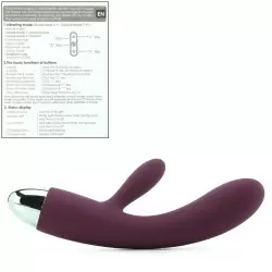 Вибратор Lorna работает от прикосновений, интеллектуальный – фиолетовый
