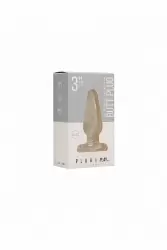 Анальная пробка Basic Glass - 3 Inch прозрачная