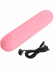 Перезаряжаемая вибропуля Baile Stefan, 10 режимов, нежно-розовая