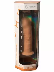 Реалистичный фаллоимитатор SILEXD Model 2, 15 см, силикон, телесный