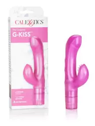 Вибромассажер точки G со стимулятором клитора The Original G-Kiss – розовый