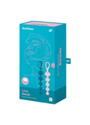 Набор анальных елочек Satisfyer Beads - разноцветный