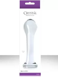 Анальный стимулятор из стекла Crystal Droplets – прозрачный