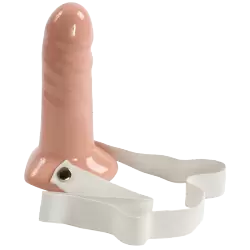 Фаллопротез Strappy Cock Extensions 5,5 на резинке – телесный