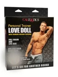 Надувная секс-кукла с фаллосом PERSONAL TRAINER LOVE DOLL, ПВХ, телесный