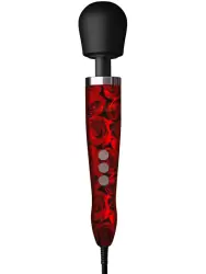 Мощный вибратор Doxy Die Cast, 37 см, силикон, принт Розы