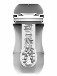 Нереалистичный мастурбатор Tenga Rolling Gyro Roller Cup, 15,5 см, ТПЭ, красный