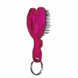 Лимитированный набор профессиональная расческа Tangle Angle + брелок - фуксия