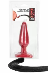 Анальная пробка с хвостом Medium Pony Play