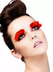 Ресницы перьевые Baci Артам – красный