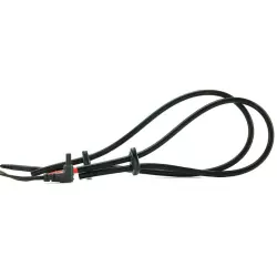 Двойное лассо для пениса Rodeo Robin с электростимуляцией – черный