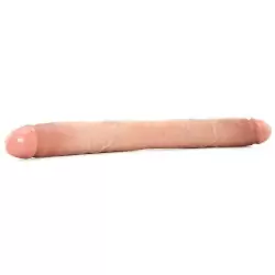 Фаллоимитатор двухголовый 16 Thick Double Dildo толстый – телесный