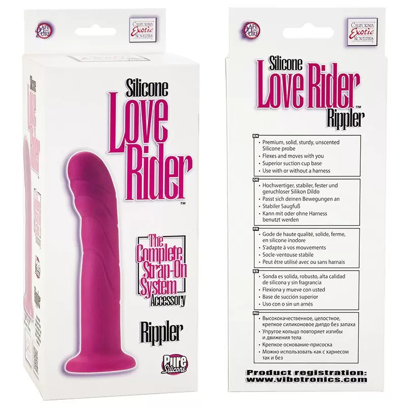 Фаллоимитатор Love Rider Rippler розовый