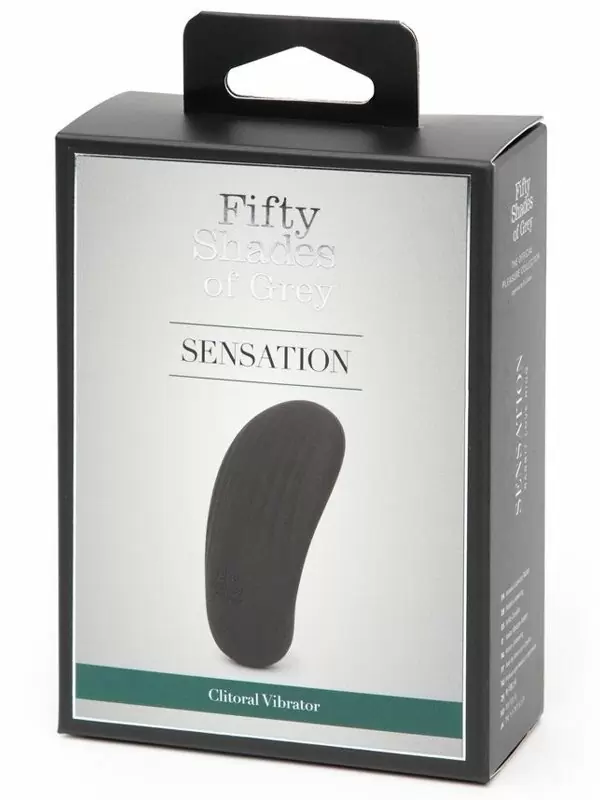 Изогнутый стимулятор клитора Fifty Shades of Grey Bullet Sensation, 15 режимов, 9 см, черный