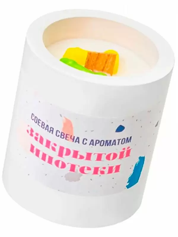 Ароматическая свеча Pecado BDSM Закрытая ипотека, соевый воск