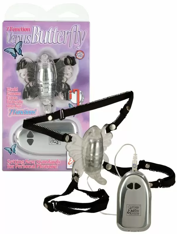 Стимулятор бабочка Venus Butterfly для клитора – серебристый