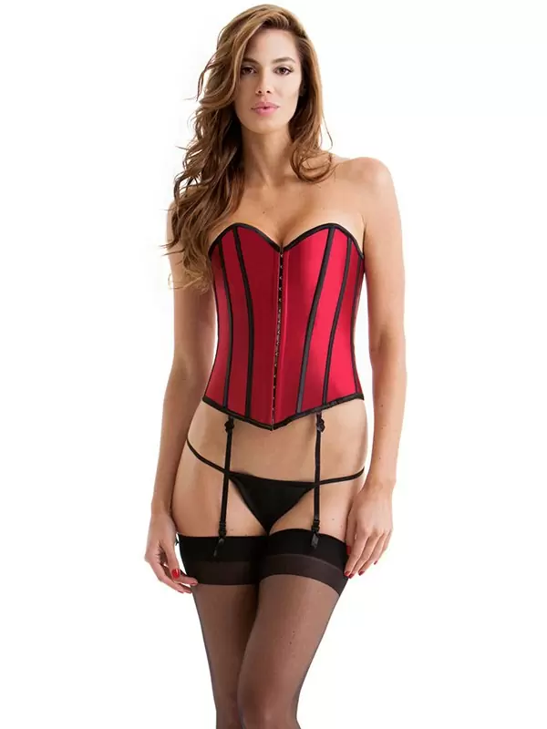 Корсет Satin Heart Corset – красный, S
