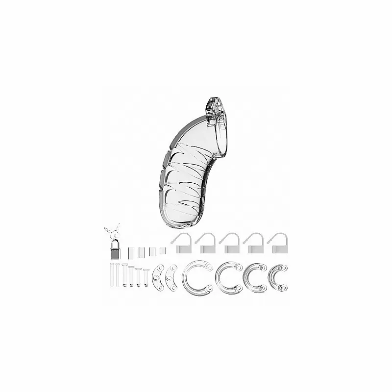 Насадка на пенис из пвх #05 Chastity 5.5 Inch Cock Cage Transparent