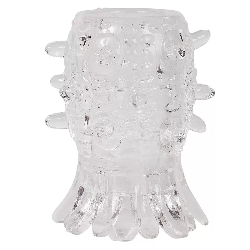 Насадка на пенис Silicon Tickler Cock Ring открытая – прозрачная